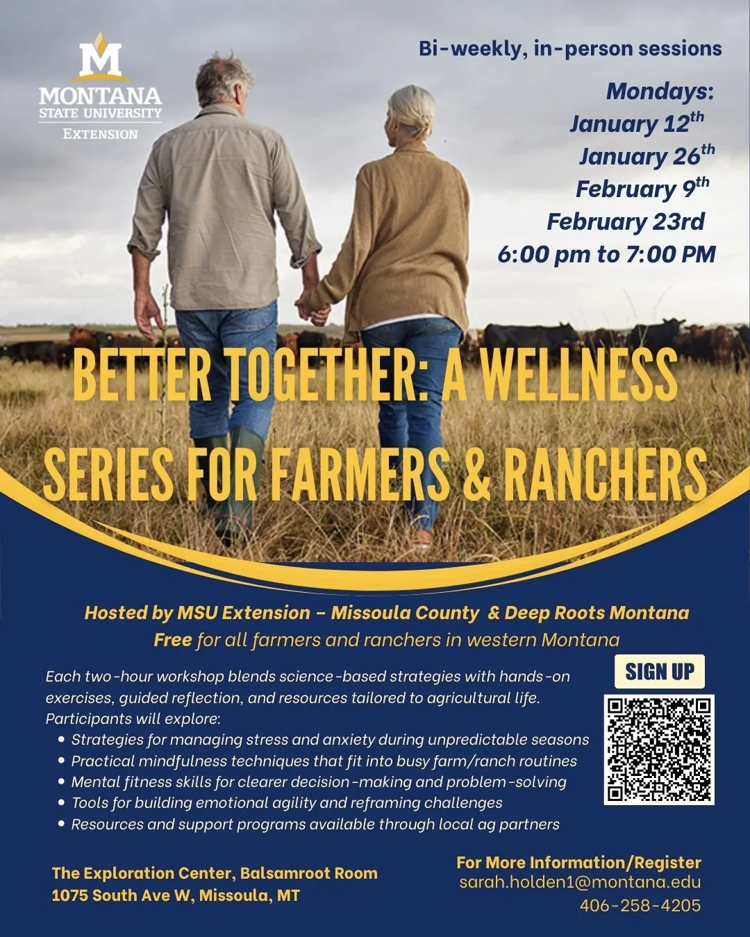 Mental Fitness, mindfulness and gratitude- support for our Farmers and Ranchers